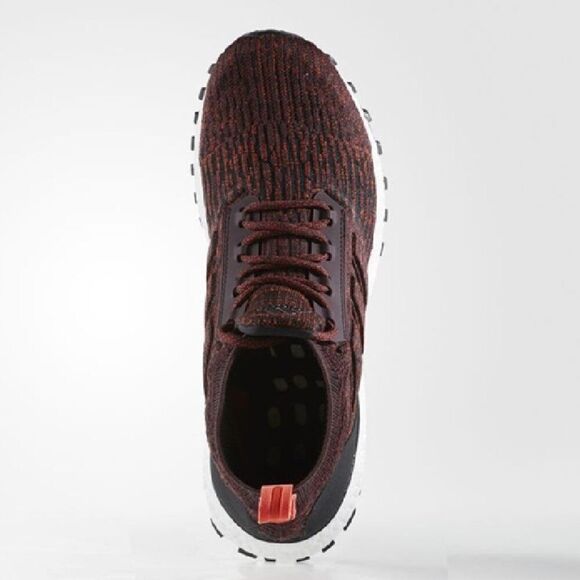 NEW Adidas UltraBoost Mid All Terrain Burgundy Carbon Black Size Mens 12 S82035 - Picture 3 of 14